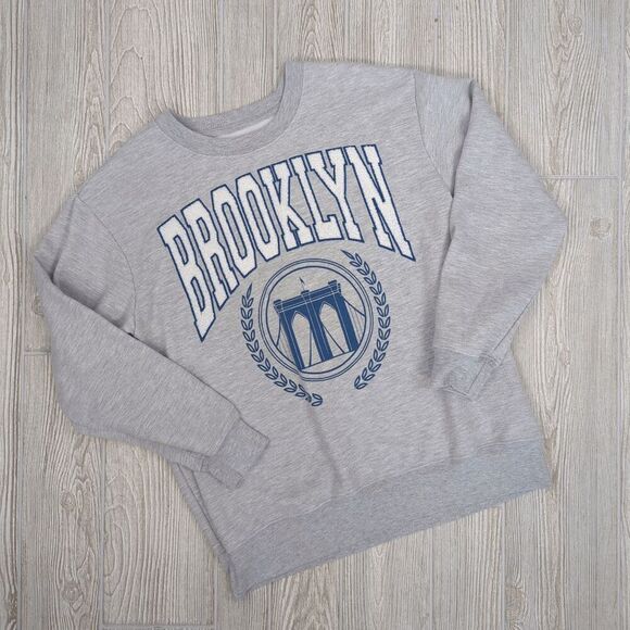 Freeze Brooklyn Womens Soft Gray Pullover Crewneck Sweater Size XL - Picture 1 of 6